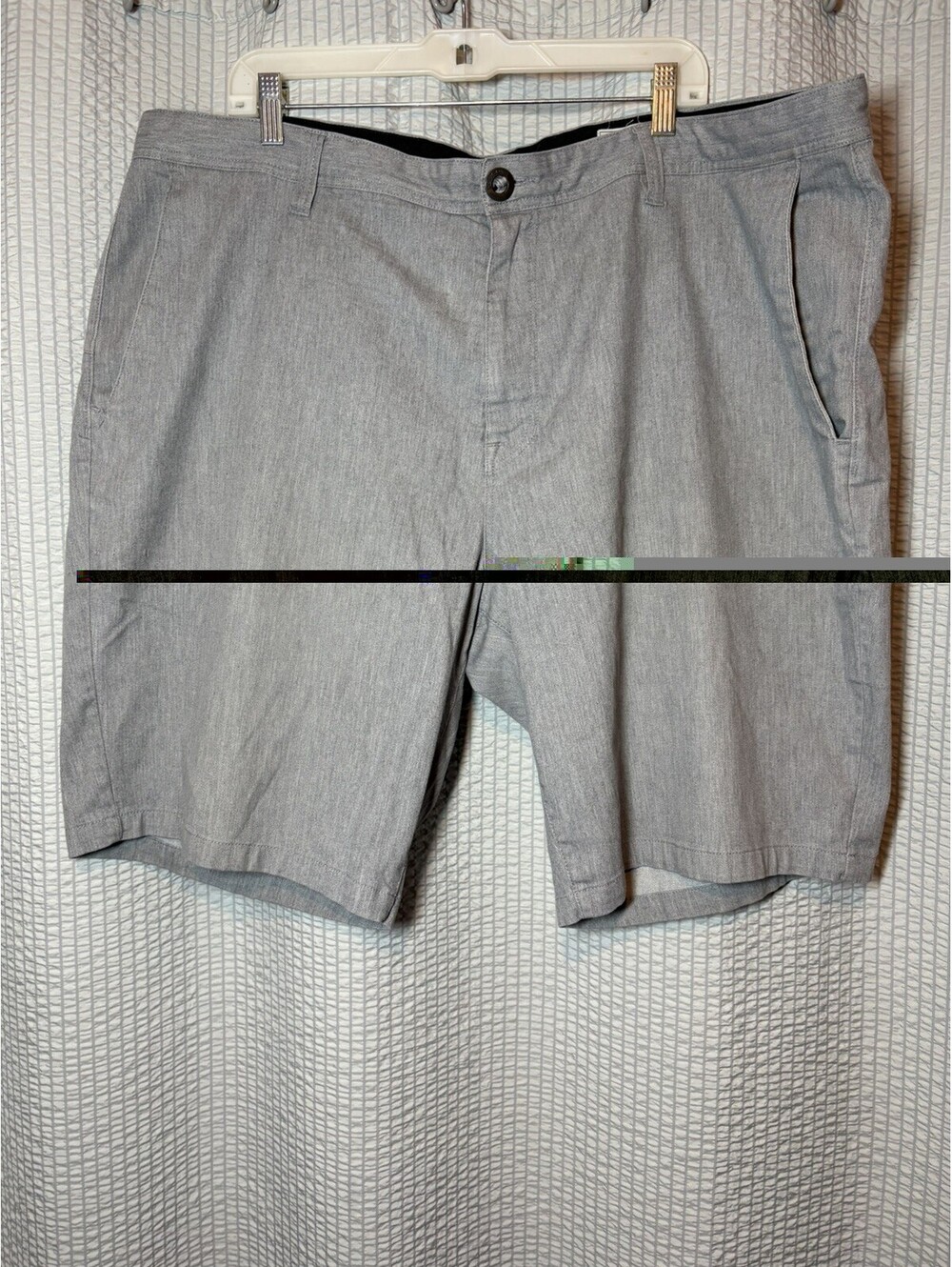 Volcom Men's Kerosene Hybrid Chino Shorts Gray Size 44